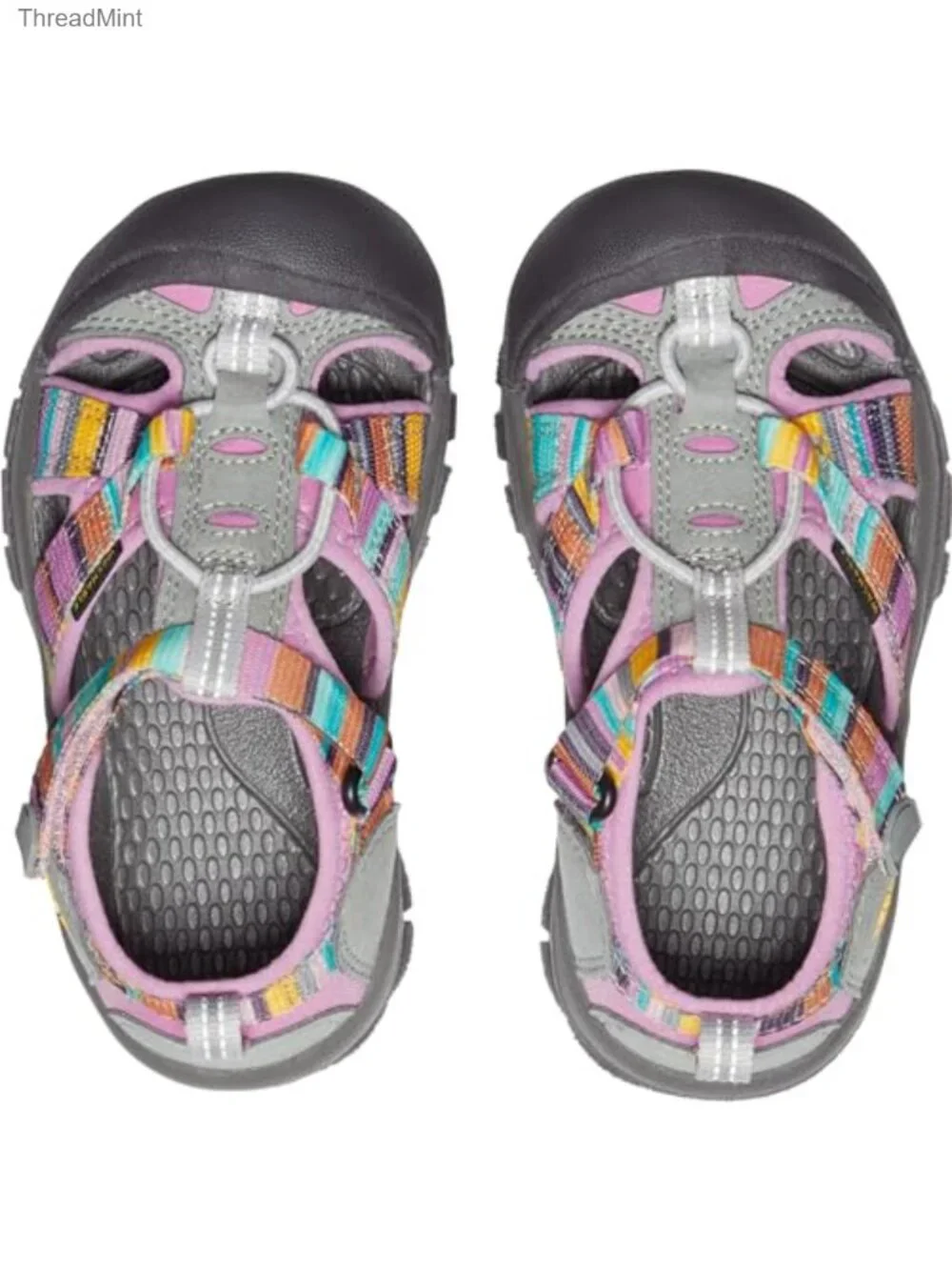 Unisex-Child Closed Toe Fisherman Water Sandals with Hook & Loop Closure